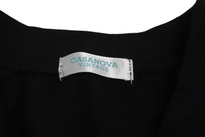 CASANOVA VINTAGE カサノバ ヴィンテージ CROPPED t-shirts ロゴ Tシャツ ブラック サイズ S 63221