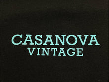 Load image into Gallery viewer, CASANOVA VINTAGE カサノバ ヴィンテージ CROPPED t-shirts ロゴ Tシャツ ブラック サイズ M 63276