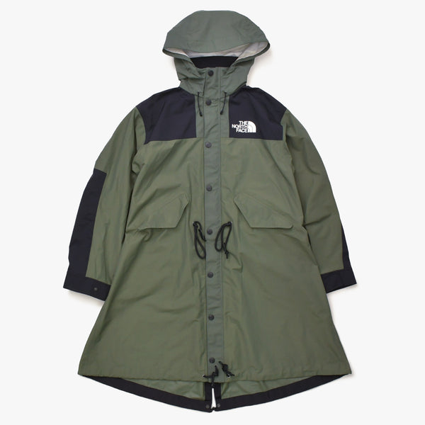 THE NORTH FACE × sacai ザノースフェイス サカイ 17AW ナイロン モッズ コート カーキ NP6171SA ロゴ サイズS 美品 中古 4a006334