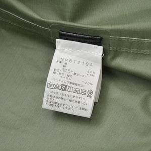 THE NORTH FACE × sacai ザノースフェイス サカイ 17AW ナイロン モッズ コート カーキ NP6171SA ロゴ サイズS 美品 中古 4a006334