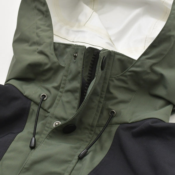 THE NORTH FACE × sacai ザノースフェイス サカイ 17AW ナイロン モッズ コート カーキ NP6171SA ロゴ サイズS 美品 中古 4a006334