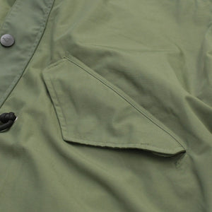 THE NORTH FACE × sacai ザノースフェイス サカイ 17AW ナイロン モッズ コート カーキ NP6171SA ロゴ サイズS 美品 中古 4a006334