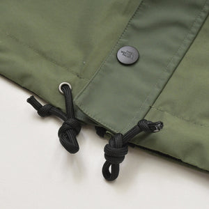 THE NORTH FACE × sacai ザノースフェイス サカイ 17AW ナイロン モッズ コート カーキ NP6171SA ロゴ サイズS 美品 中古 4a006334