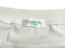 Load image into Gallery viewer, CASANOVA VINTAGE カサノバ ヴィンテージ CROPPED t-shirts ロゴ Tシャツ ホワイト サイズ M 63386