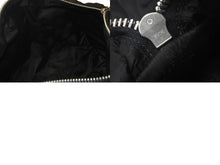 画像をギャラリービューアに読み込む, 極美品 CHROME HEARTS クロムハーツ セメタリーパッチ ボストンバッグ タイニーダッフル レザー ブラック 中古 63454