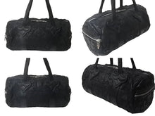 画像をギャラリービューアに読み込む, 極美品 CHROME HEARTS クロムハーツ セメタリーパッチ ボストンバッグ タイニーダッフル レザー ブラック 中古 63454