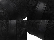 画像をギャラリービューアに読み込む, 極美品 CHROME HEARTS クロムハーツ セメタリーパッチ ボストンバッグ タイニーダッフル レザー ブラック 中古 63454