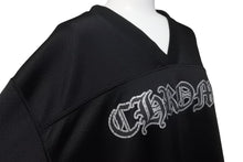 Load image into Gallery viewer, 極美品 CHROME HEARTS クロムハーツ ウォームアップメッシュ半袖Ｔシャツ ブラック シルバー サイズL 中古 63456