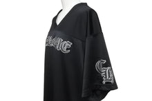 Load image into Gallery viewer, 極美品 CHROME HEARTS クロムハーツ ウォームアップメッシュ半袖Ｔシャツ ブラック シルバー サイズL 中古 63456