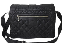 画像をギャラリービューアに読み込む, CHANEL シャネル ココクーン ナイロンキルティングショルダーバッグ 13番台 ブラック 美品 中古 63469
