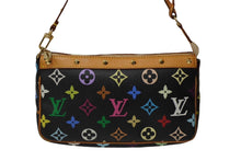 Load image into Gallery viewer, LOUIS VUITTON ルイヴィトン ポシェットアクセソワール アクセサリーポーチM92648 ノワール ブラック マルチカラー 美品 中古 63473