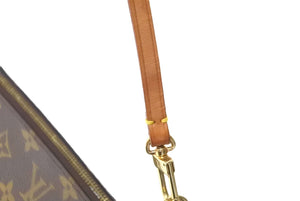 LOUIS VUITTON ルイヴィトン ポシェット アクセソワール アクセサリーポーチ M51980 モノグラム ブラウン 美品 中古 63474