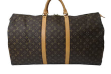 Load image into Gallery viewer, LOUIS VUITTON ルイ ヴィトン キーポル60 ボストンバッグ M41412 モノグラム ブラウン PVC ヌメ革 レザー 美品 中古 63475