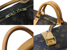 Load image into Gallery viewer, LOUIS VUITTON ルイ ヴィトン キーポル60 ボストンバッグ M41412 モノグラム ブラウン PVC ヌメ革 レザー 美品 中古 63475