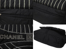 画像をギャラリービューアに読み込む, CHANEL シャネル スポーツライン ナイロン ショルダーバッグ 10番台 ブラック ココマーク ロゴ ドレイク愛用 美品 中古 63478