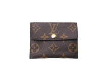 画像をギャラリービューアに読み込む, LOUIS VUITTON ルイヴィトン ラドロー カードケース M61927 モノグラムキャンバス ブラウン ゴールド金具 美品 中古 63479