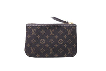 画像をギャラリービューアに読み込む, LOUIS VUITTON ルイヴィトン ポシェット・クレ ポーチ M95230 モノグラムミニラン ブラウン ゴールド金具 美品 中古 63480