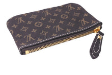 画像をギャラリービューアに読み込む, LOUIS VUITTON ルイヴィトン ポシェット・クレ ポーチ M95230 モノグラムミニラン ブラウン ゴールド金具 美品 中古 63480