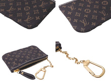 画像をギャラリービューアに読み込む, LOUIS VUITTON ルイヴィトン ポシェット・クレ ポーチ M95230 モノグラムミニラン ブラウン ゴールド金具 美品 中古 63480