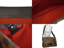 画像をギャラリービューアに読み込む, 極美品 LOUIS VUITTON ルイ ヴィトン ダミエ ブロードウェイ ショルダーバッグ N42270 ブラウン ゴールド金具 中古 63488