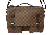 画像をギャラリービューアに読み込む, 極美品 LOUIS VUITTON ルイ ヴィトン ダミエ ブロードウェイ ショルダーバッグ N42270 ブラウン ゴールド金具 中古 63488