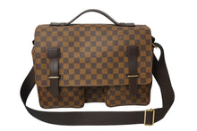 画像をギャラリービューアに読み込む, 極美品 LOUIS VUITTON ルイ ヴィトン ダミエ ブロードウェイ ショルダーバッグ N42270 ブラウン ゴールド金具 中古 63488