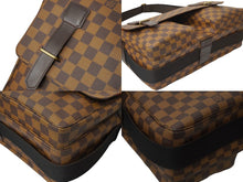 画像をギャラリービューアに読み込む, 極美品 LOUIS VUITTON ルイ ヴィトン ダミエ ブロードウェイ ショルダーバッグ N42270 ブラウン ゴールド金具 中古 63488