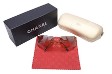 画像をギャラリービューアに読み込む, CHANEL シャネル サングラス オレンジ ゴールド プラスチック メタル 62◻︎17 120 4017 c.125/7H B 中古 63501