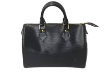 Load image into Gallery viewer, LOUIS VUITTON ルイヴィトン スピーディ25 エピ ハンドバッグ M59032 ブラック ゴールド金具 美品 中古 63505