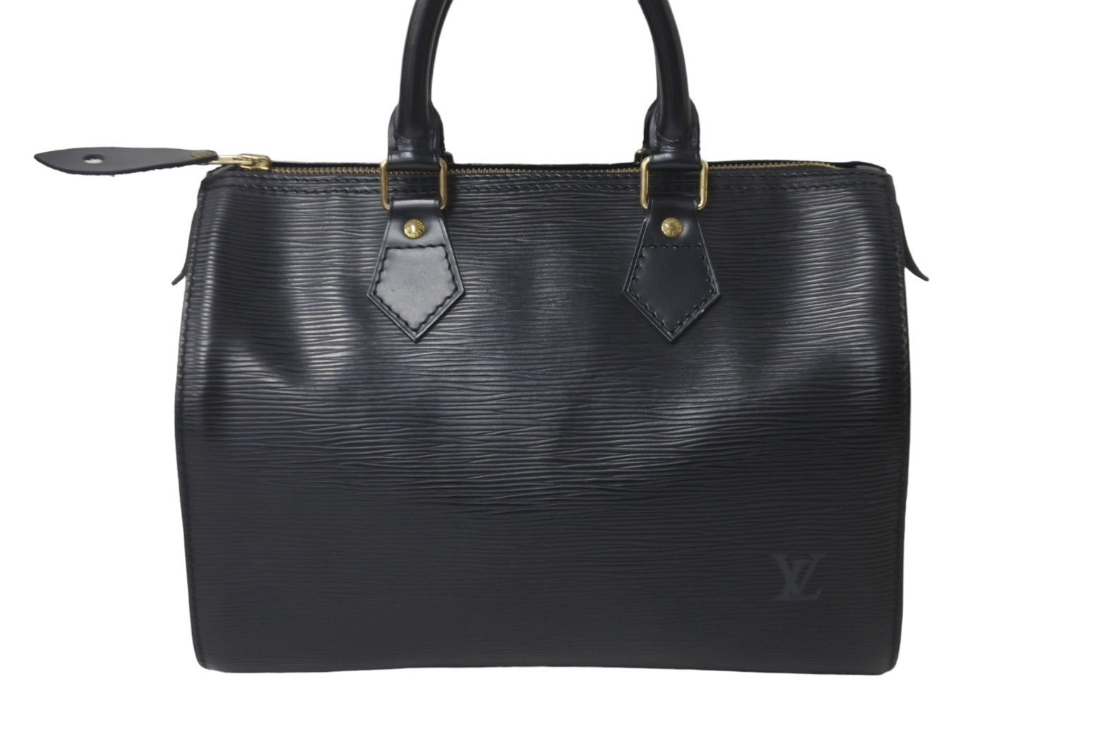 LOUIS VUITTON ルイヴィトン スピーディ25 エピ ハンドバッグ M59032 ブラック ゴールド金具 美品 中古 63506 –  Casanova Vintage