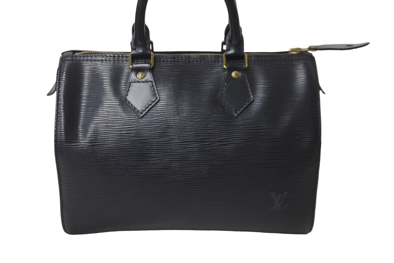 LOUIS VUITTON ルイヴィトン スピーディ25 エピ ハンドバッグ M59032 ブラック ゴールド金具 美品 中古 63506 –  Casanova Vintage