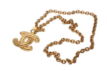 画像をギャラリービューアに読み込む, CHANEL シャネル ココマーク ネックレス ロングネックレス ココマーク GP ゴールド 3860 美品 中古 63516