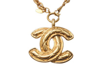 画像をギャラリービューアに読み込む, CHANEL シャネル ココマーク ネックレス ロングネックレス ココマーク GP ゴールド 3860 美品 中古 63516