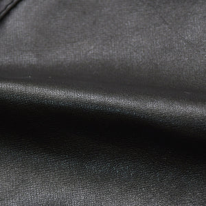 極美品 DIOR HOMME ディオール オム コート ジャケット 2007AW エディ期 7H3530999928 レザー ブラック シルバー金具 サイズ46 中古 4a006352