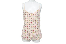 画像をギャラリービューアに読み込む, 極美品 CHANEL シャネル キャミソール バレンタイン キャミソール P28222V18271 2006p ハート アイボリー 中古 63524