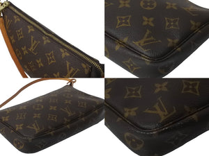 LOUIS VUITTON ルイヴィトン ポシェット・アクセソワール アクセサリーポーチ M51980 モノグラム ブラウン 美品 中古 63527