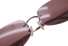 画像をギャラリービューアに読み込む, 極美品 CHANEL シャネル リムレスサングラス 4002 c.116/75 ココマーク ブラウン サイズ57▫︎19 130 中古 63532