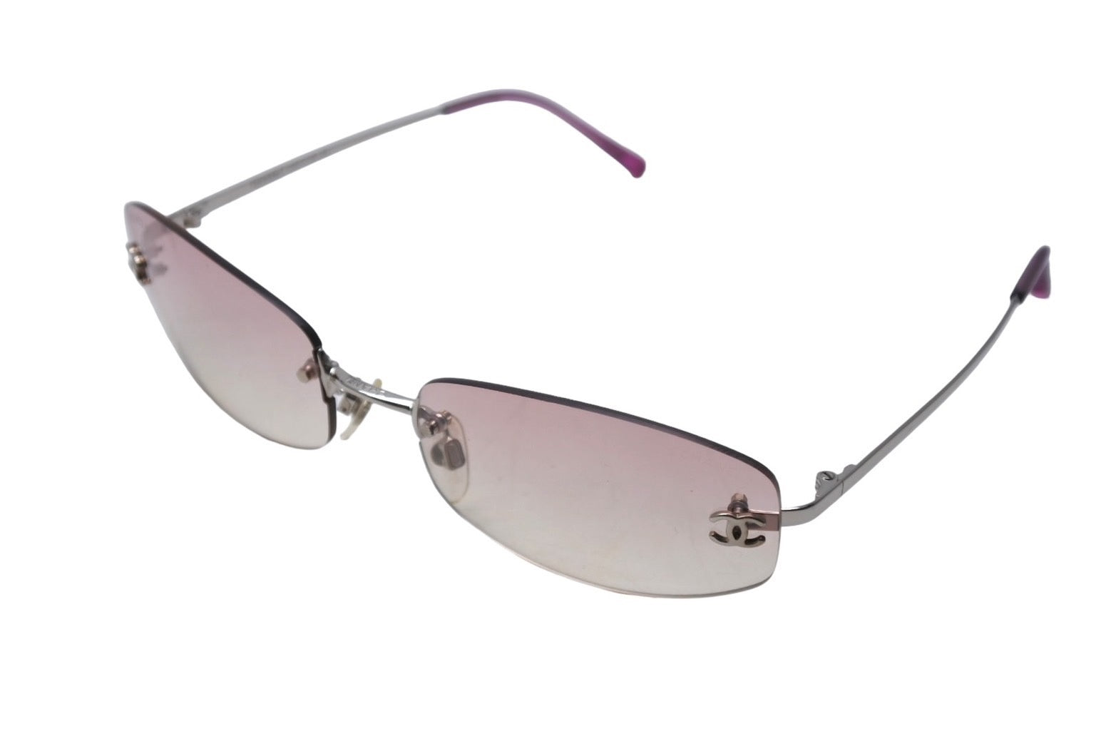 CHANEL シャネル リムレスサングラス ココマーク 4002 c.124/58