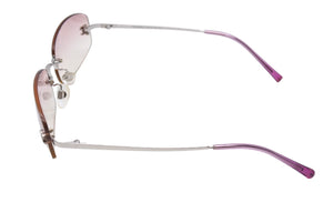 美品 シャネル 4035 ココマーク リムレス サングラス シルバー 63□16 CHANEL シャネル リムレスサングラス ココマーク 4002 c.124/58