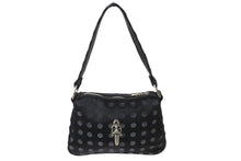 Load image into Gallery viewer, 新品未使用 CHROME HEARTS クロムハーツ チキンナゲットスモール ハンドバッグ ハラコ ダガー レザー シルバー925 ブラック 中古 63553