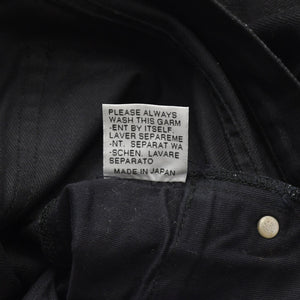 極美品 DIOR HOMME ディオールオム ゴールドダスト 爪痕ワックスコーティングデニム エディ期 2007SS 29 サイズ ブラックオイル ゴールドグリッター 中古 4a006356
