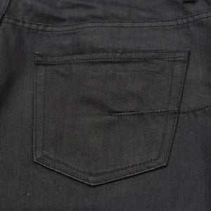 極美品 DIOR HOMME ディオールオム ゴールドダスト 爪痕ワックスコーティングデニム エディ期 2007SS 29 サイズ ブラックオイル ゴールドグリッター 中古 4a006356