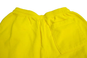 New and unused Sp5der Spider Sweatpants Size S Yellow White Foam Print Brand Logo Young Thug Used 63561