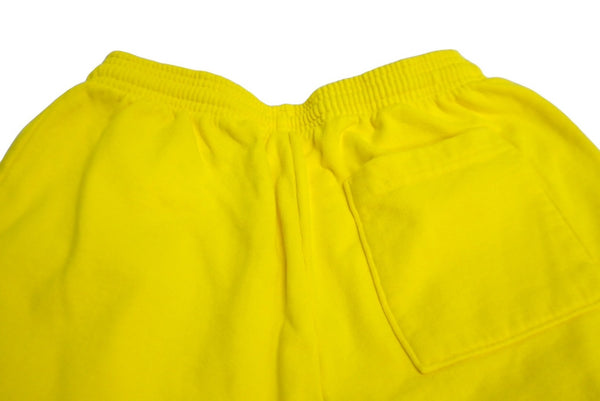New and unused Sp5der Spider Sweatpants Size S Yellow White Foam Print Brand Logo Young Thug Used 63561