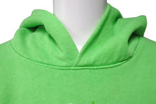 Load image into Gallery viewer, 極美品 Sp5der スパイダー パーカー フーディー Young Thug プルオーバー ウェブ サイズS グリーン 発泡プリント ロゴ 中古 63562