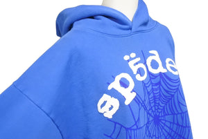 Very good condition Sp5der Spider Parka Hoodie Young Thug Pullover Web Size L Green Foam Print Used 63563
