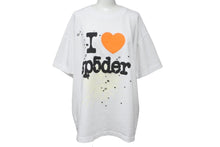 Load image into Gallery viewer, 新品未使用 Sp5der スパイダー Souvenir スーベニア 半袖Ｔシャツ 24SS サイズS 発泡プリント コットン ホワイト 中古 63567