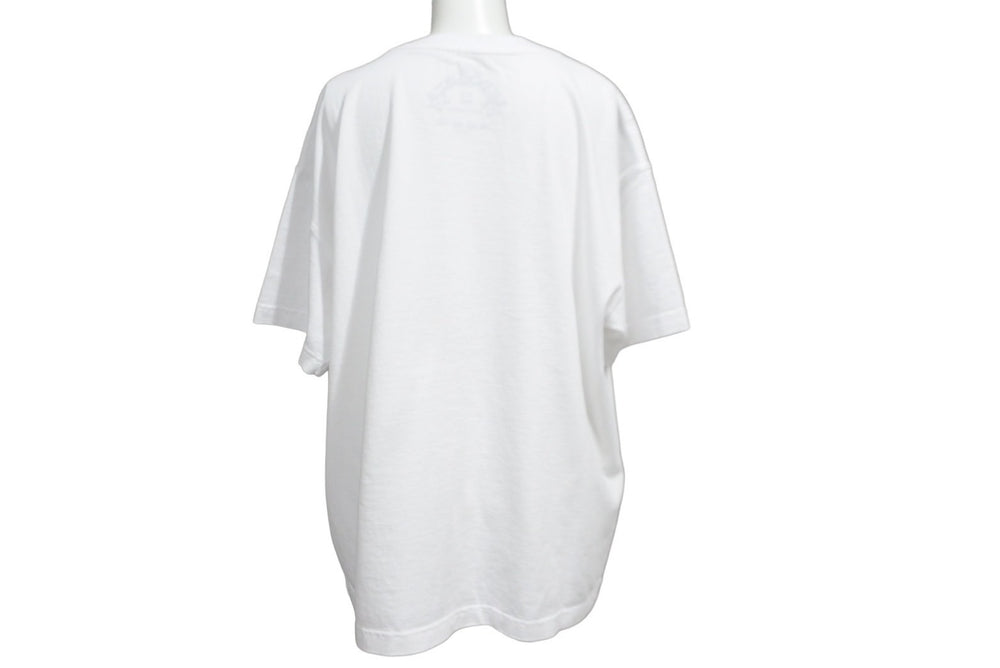 新品未使用 Sp5der スパイダー Souvenir スーベニア 半袖Ｔシャツ 24SS サイズS 発泡プリント コットン ホワイト 中古 63567