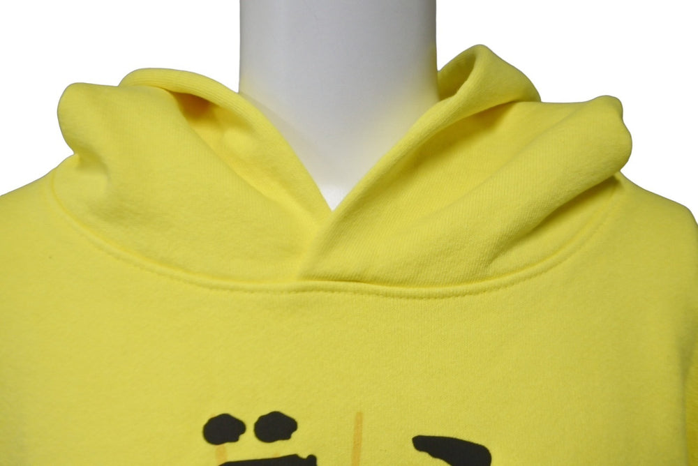 Very good condition Sp5der Spider Parka Hoodie Young Thug Pullover Web Size L Yellow Foam Print Logo Used 63572