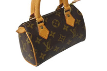 Load image into Gallery viewer, LOUIS VUITTON ルイヴィトン ミニスピーディ ハンドバッグ モノグラム M41534 PVC ブラウン ゴールド金具 美品 中古 4c063577